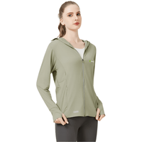 Raw Yarn Ice Silk Hooded Sun Protection Jacket - Sun Protection Clothing