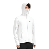 Raw Yarn Ice Silk Hooded Sun Protection Jacket - Sun Protection Clothing