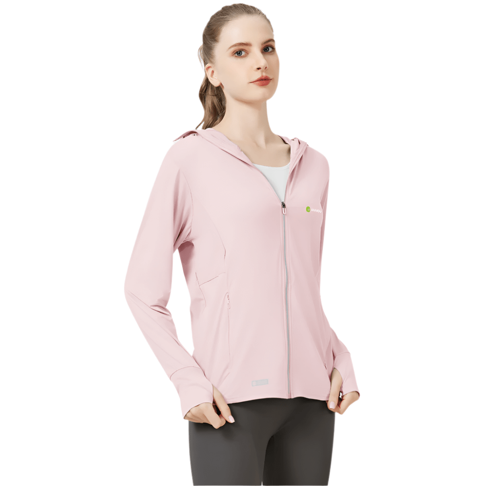 Raw Yarn Ice Silk Hooded Sun Protection Jacket - Sun Protection Clothing