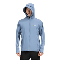 Raw Yarn Ice Silk Hooded Sun Protection Jacket - Sun Protection Clothing