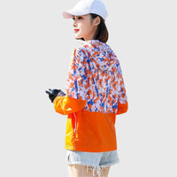 Running UV Protection Jacket in orange