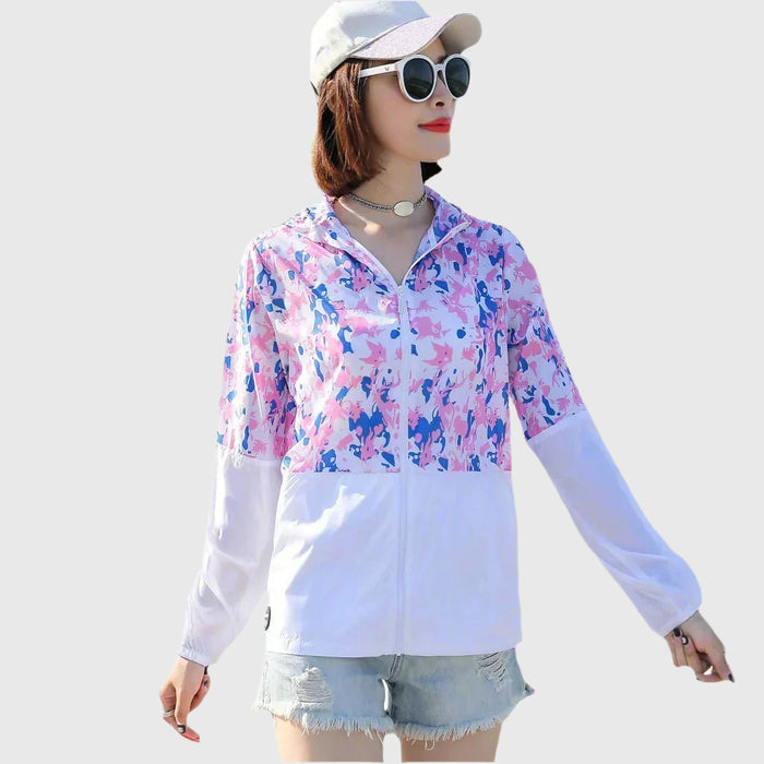 Running UV Protection Jacket in purple