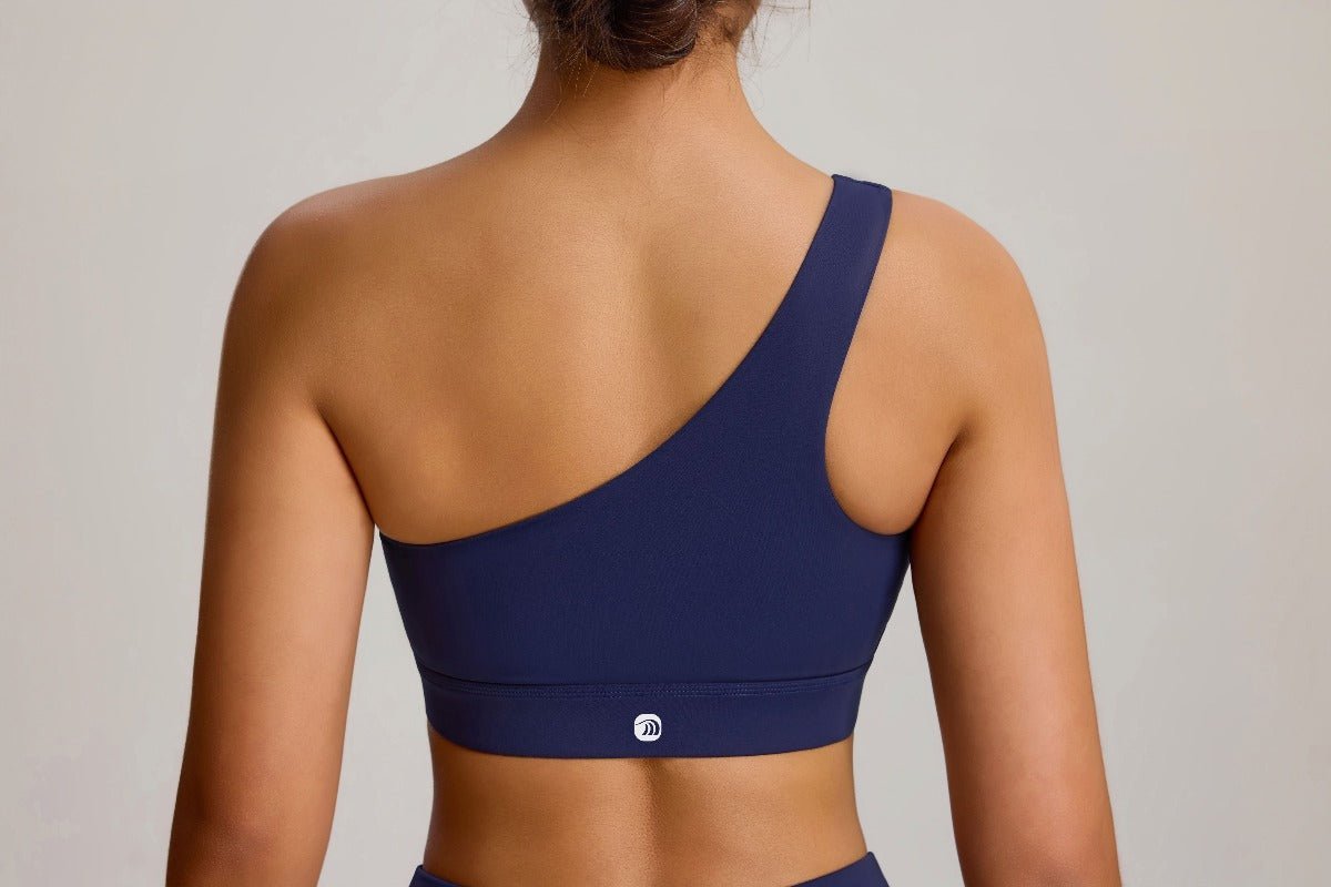Shock - proof One Shoulder Sports Bra - Sun Protection Clothing