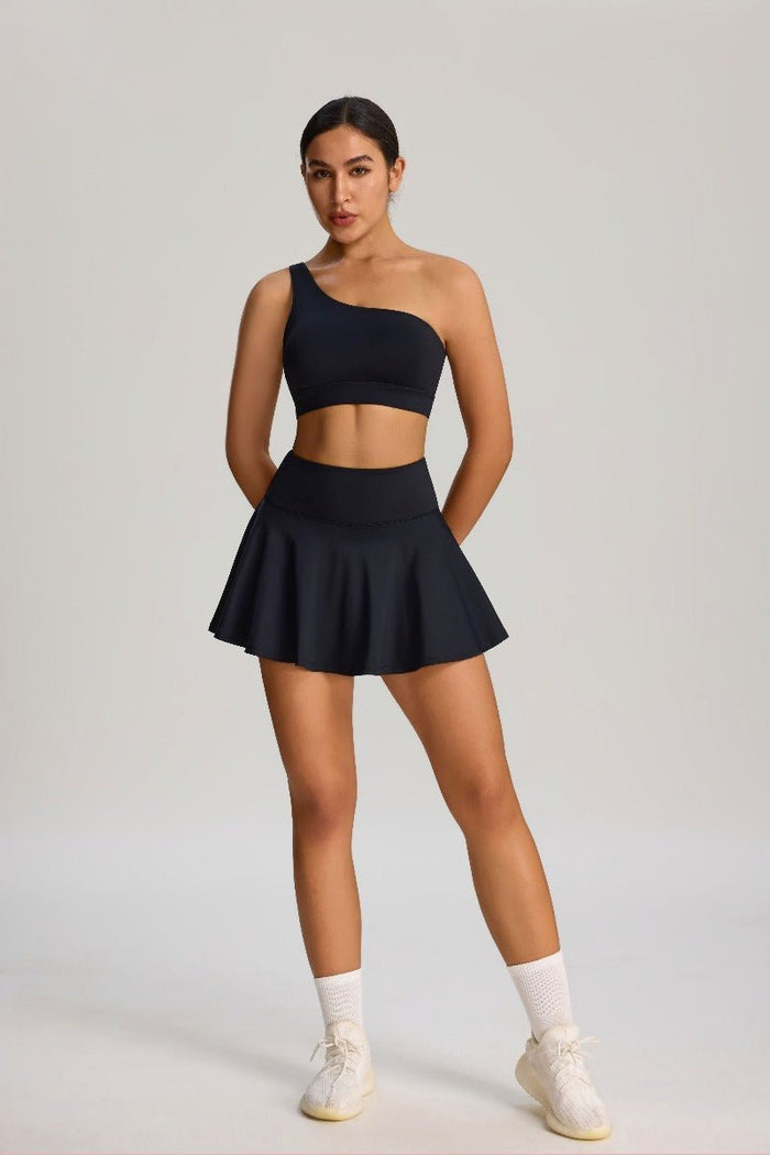 Shock - proof One Shoulder Sports Bra - Sun Protection Clothing