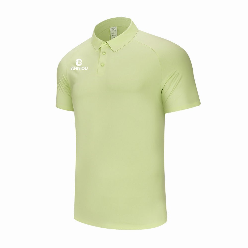 Men's Light Green Short Sleeve Polo Shirt UPF 100