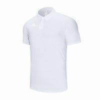 Men's White Short Sleeve Polo Shirt UPF 100