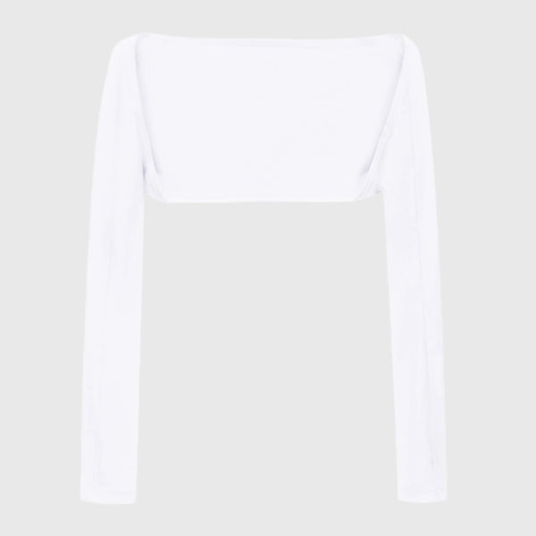 white Shoulder Wrap UPF 50+ Sleeve