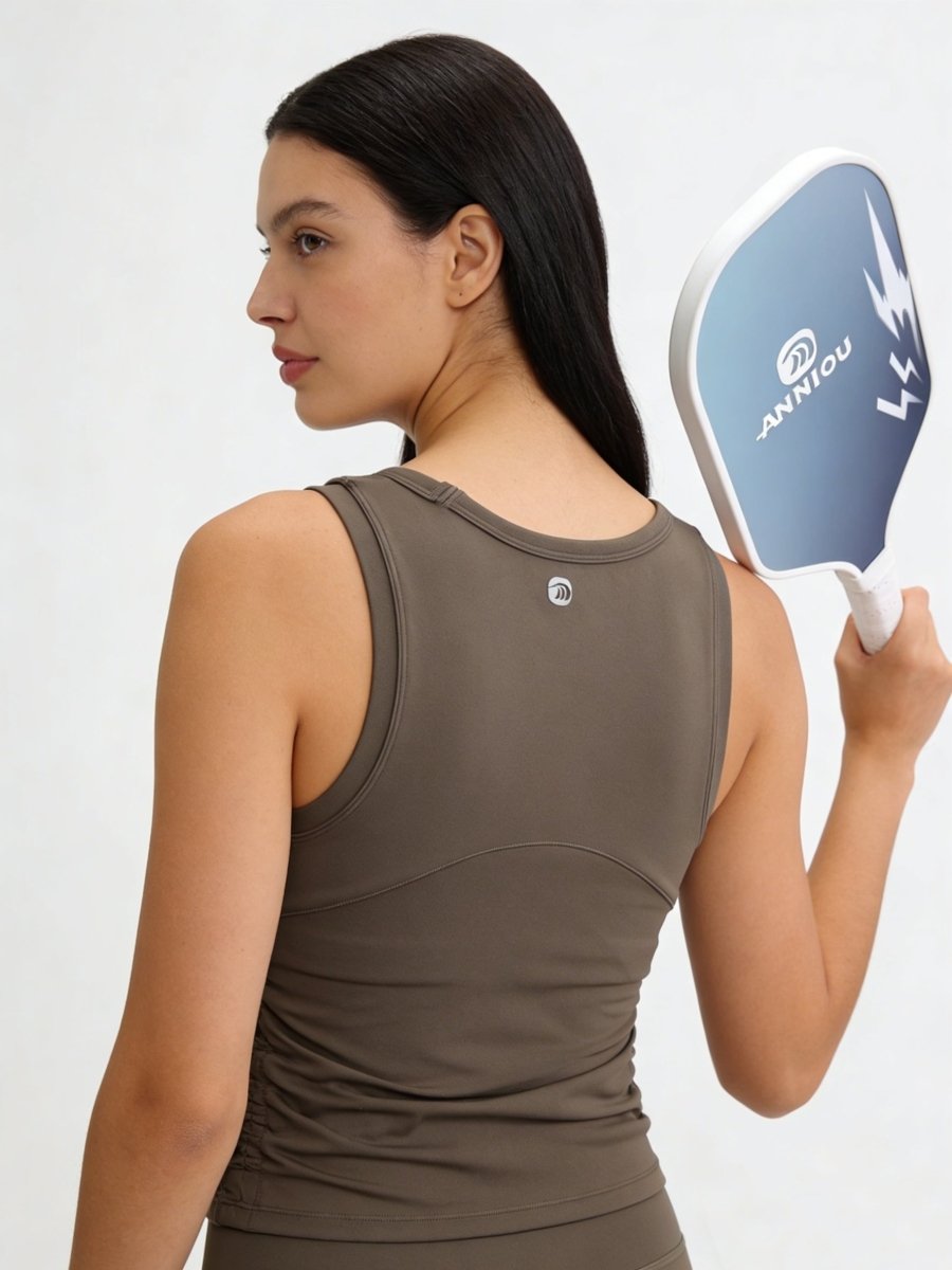 Side Ruched Sports Tank