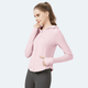 Women's pink UPF 50+ Hooded Sun Protection Jacket by Anniou with two way zip