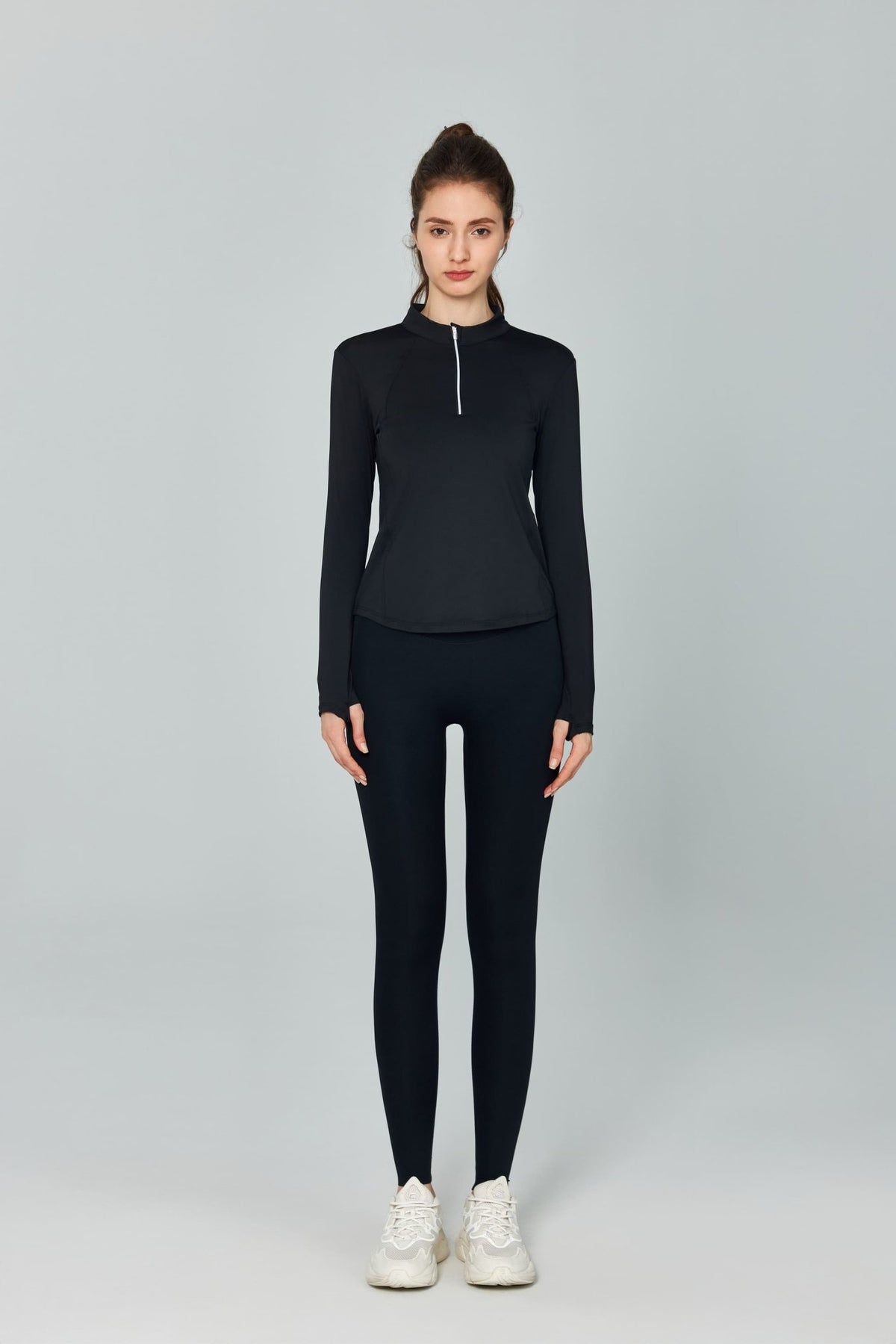 Slim Fit Yoga Quarter Zip Top UPF 50+ - Sun Protection Clothing