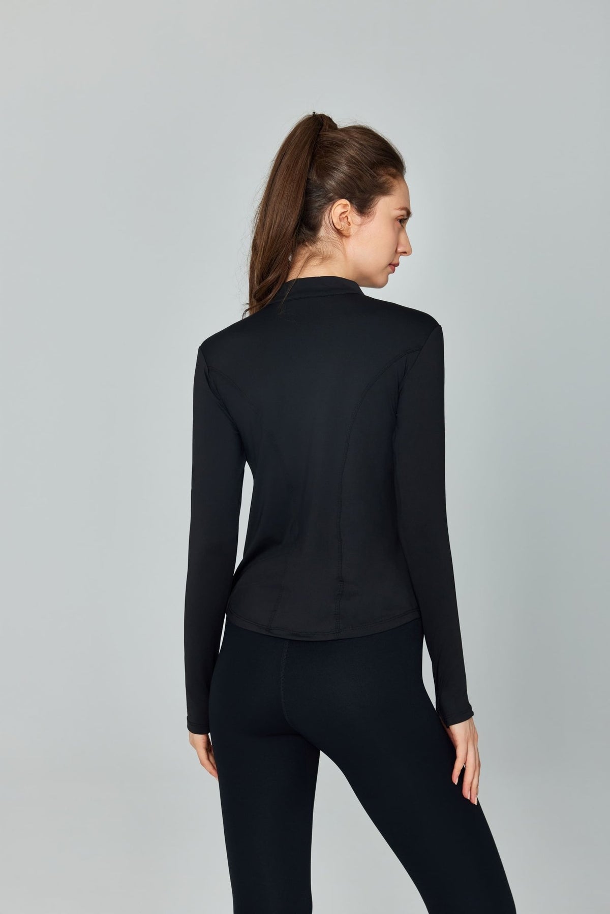 Slim Fit Yoga Quarter Zip Top UPF 50+ - Sun Protection Clothing