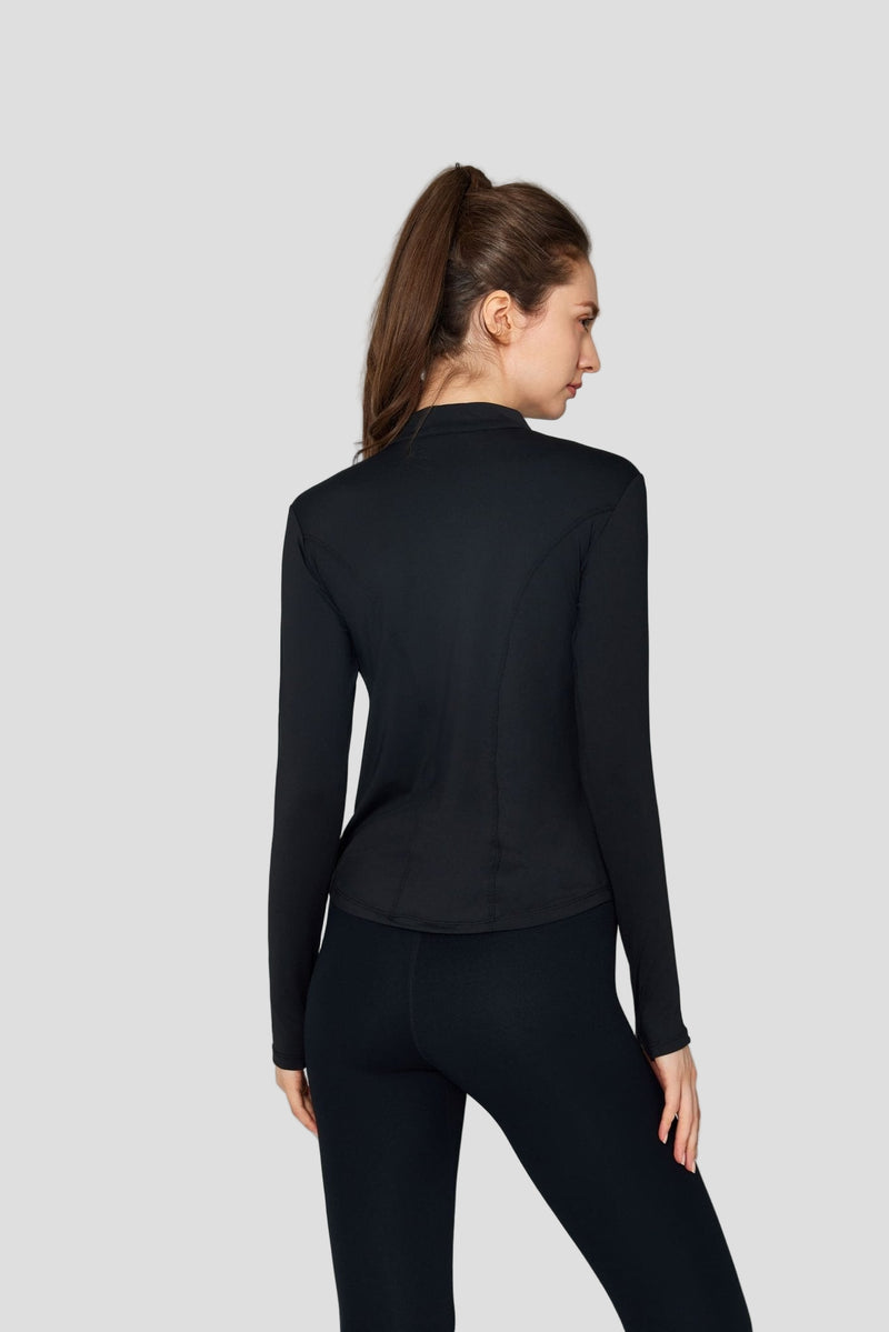 Women's blacksports yoga Set with top and leggings