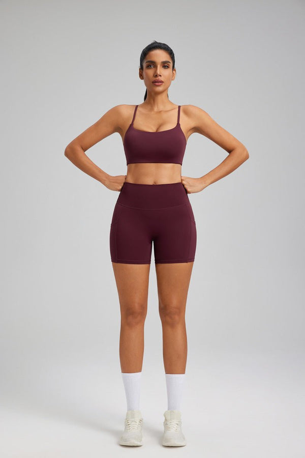 Spaghetti Strap Yoga Bra - Sun Protection Clothing