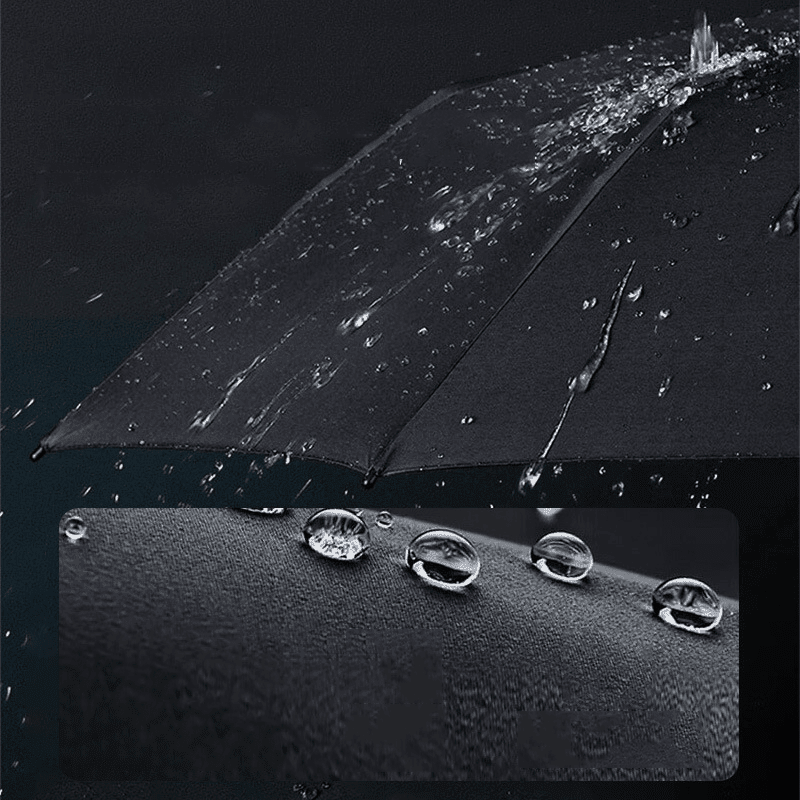 Rain and Storm resistant Automatic Umbrella in black