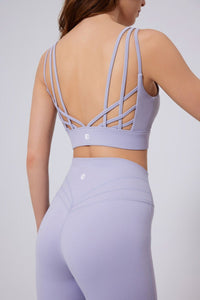 Strappy Crisscross Back Sports Bra - Sun Protection Clothing