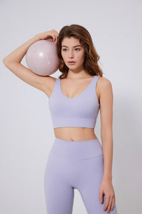 Strappy Crisscross Back Sports Bra - Sun Protection Clothing