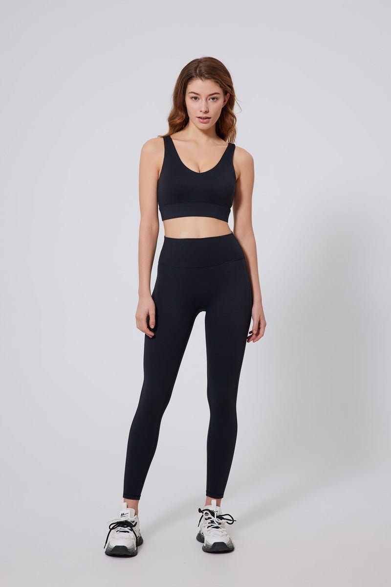 Strappy Crisscross Back Sports Bra - Sun Protection Clothing