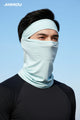 light blue Sun Protection Gaiter Face Mask