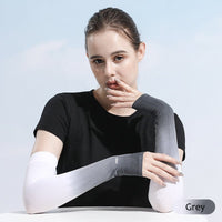Sun Protection Ice Silk Color Gradient Uv Arm Sleeves - Sun Protection Clothing