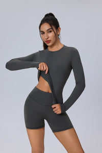 Sun Protection Long Sleeve Yoga Top