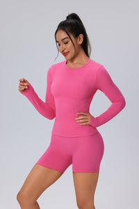 Sun Protection Long Sleeve Yoga Top