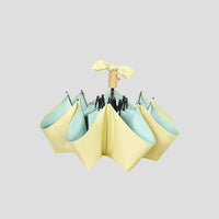 yellow and green Sun Protective Bow Umbrella