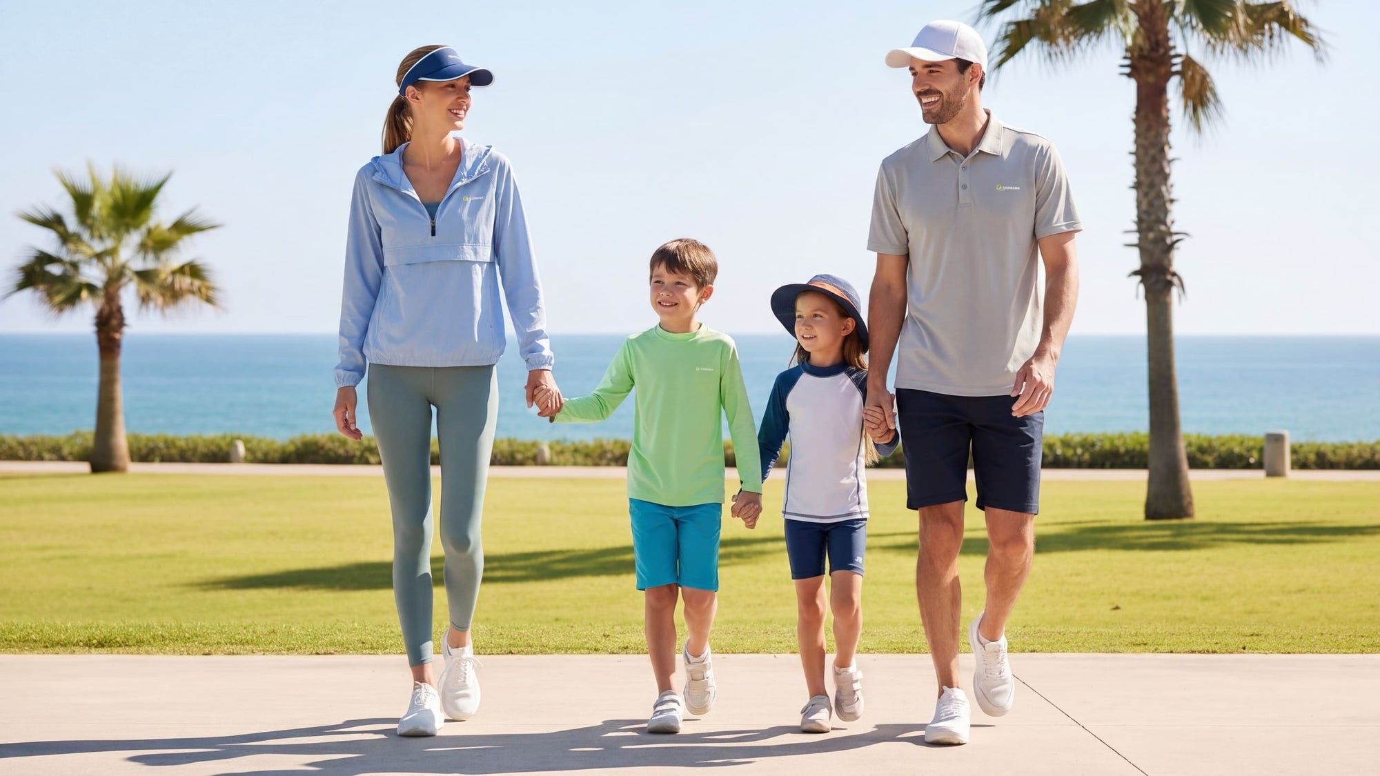 Sun Protection Clothing Family Banner
