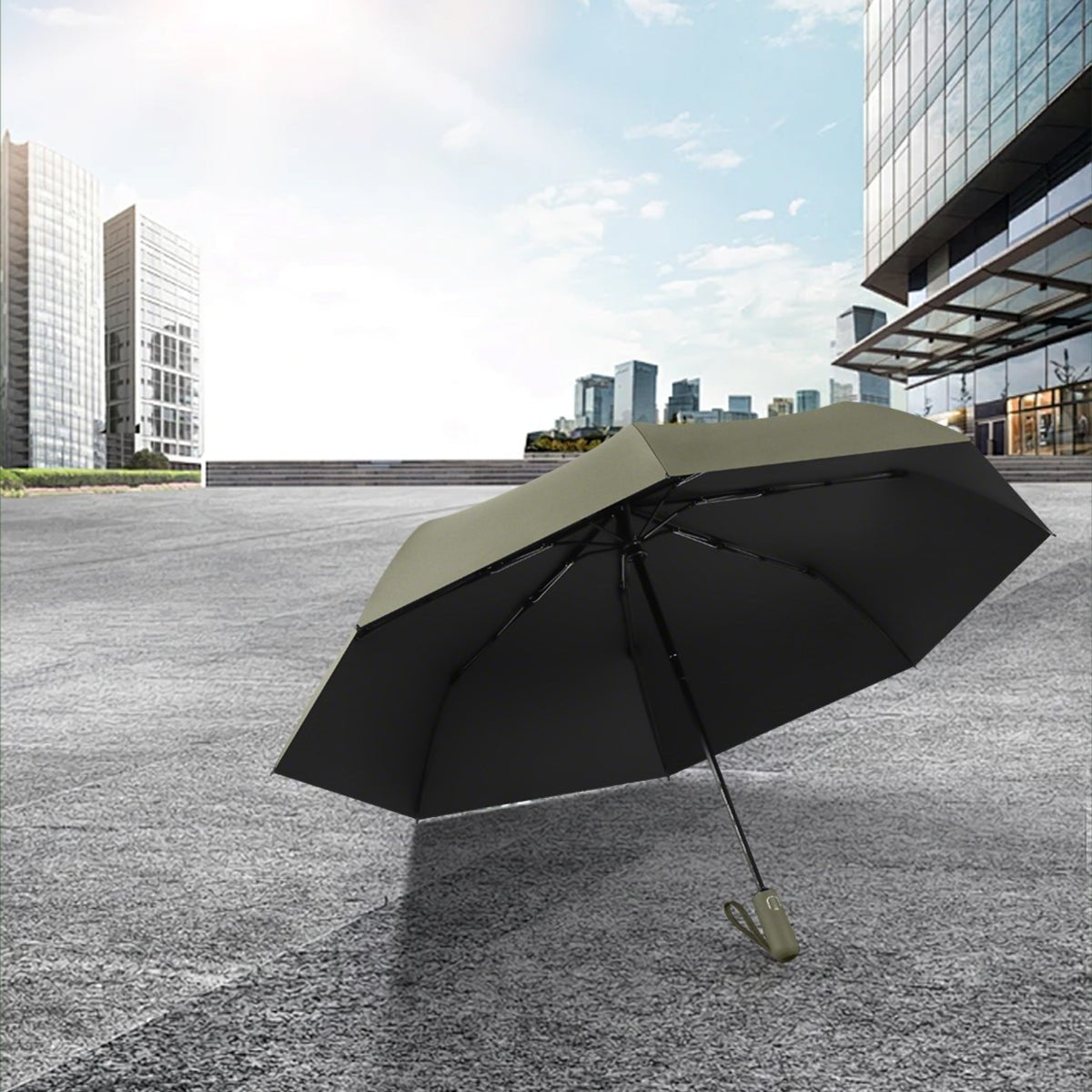 Three - fold Automatic Umbrella - Sidiou Group