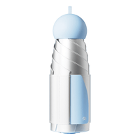 Titanium Silver UV Umbrella UPF50+ Light Blue Capsule