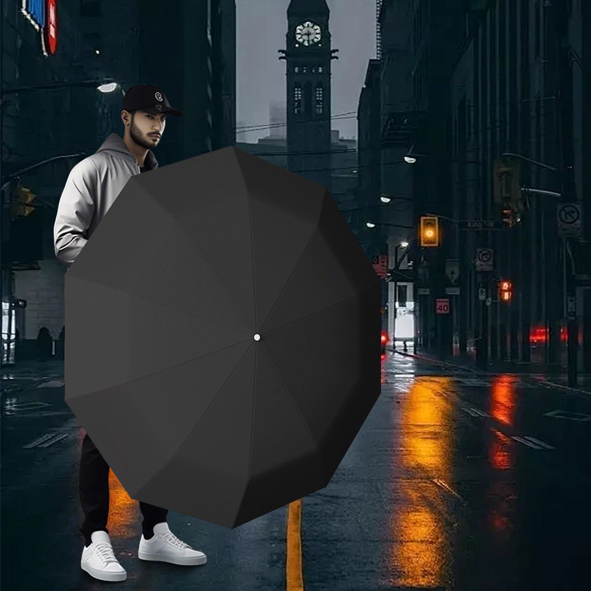 Typhoon Resistant Umbrella UPF 50+ - Sun Protection Clothing