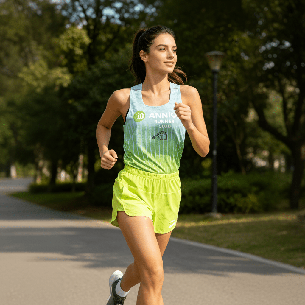 Blue Green Marathon Vest