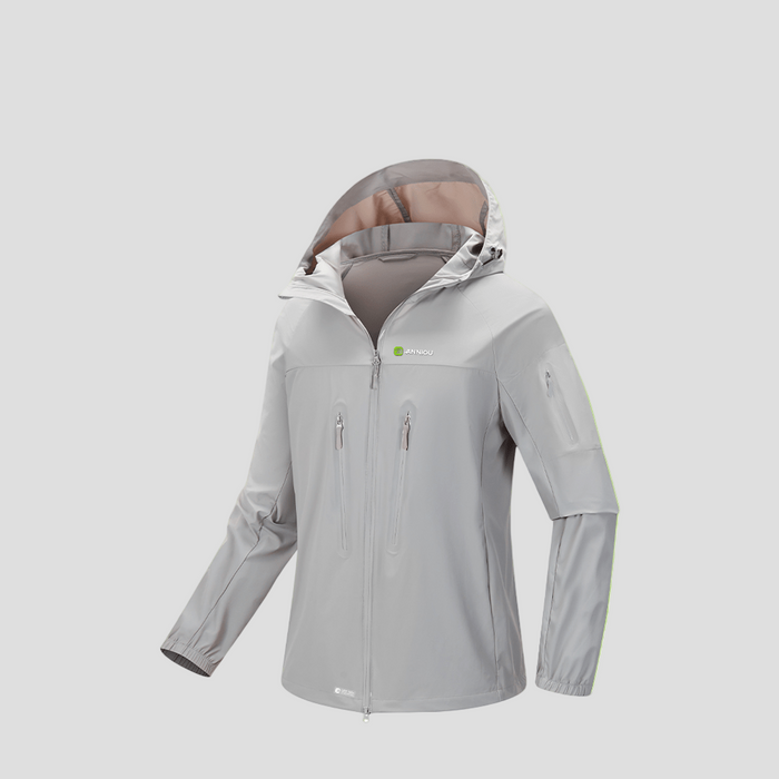 Gray UPF 100+ Lightweight Cooling Jacket