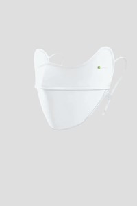 White UPF 100 Lightweight Face Mask