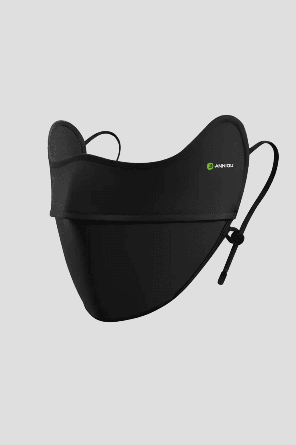 Black UPF 100 Lightweight Face Mask