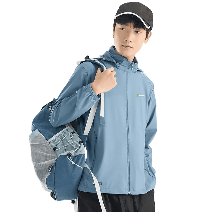 Ink Orchid Blue UPF 100+ Sun Protection Hoodie Jacket
