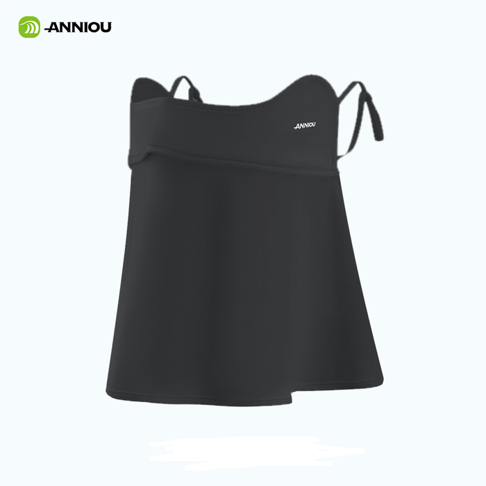 Black Anniou UPF 50+ Anti UV Dust Face Cover