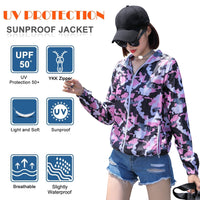 UPF 50+ Anti UV Sun Protection Camo Jacket - Sun Protection Clothing