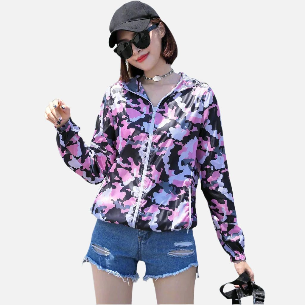 UPF 50+ Anti UV Sun Protection Camo Jacket - Sun Protection Clothing