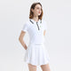 UPF 50+ Colorblock Polo Pickleball Skirt Set