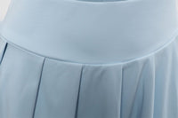 UPF 50+ Colorblock Polo Pickleball Skirt Set