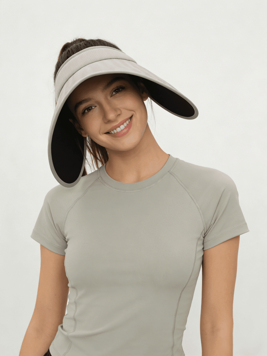 UPF 50+ Extra Wide Brim Visor Hat
