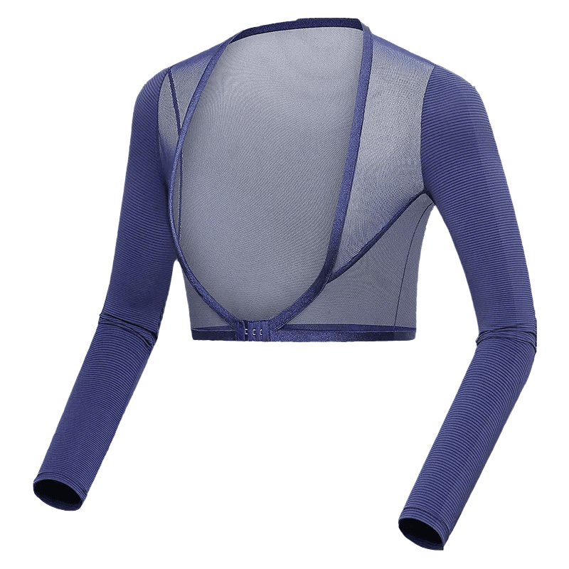 Dark Blue UPF50 Ice Silk Golf Mesh Shrug Sleeves