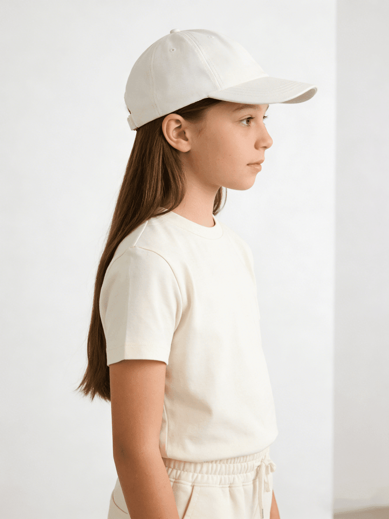 UPF 50+ Kids Cotton Baseball Cap - Sun Protection Clothing