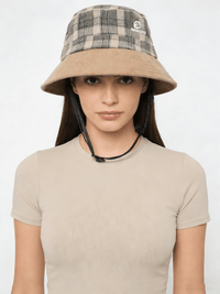 UPF 50+ Plaid Bucket Hat - Sun Protection Clothing
