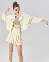 UPF 50+ Pleated Skirt & Crop Top Set - Sun Protection Clothing