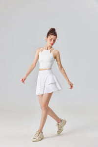UPF 50+ Pleated Skirt & Crop Top Set - Sun Protection Clothing