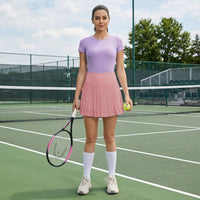 upf50 quick dry pleated tennis skirt