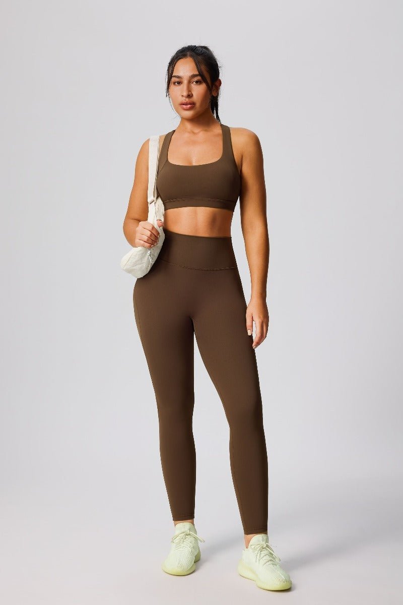 UPF 50+ Shockproof Yoga Sports Bra - Sun Protection Clothing