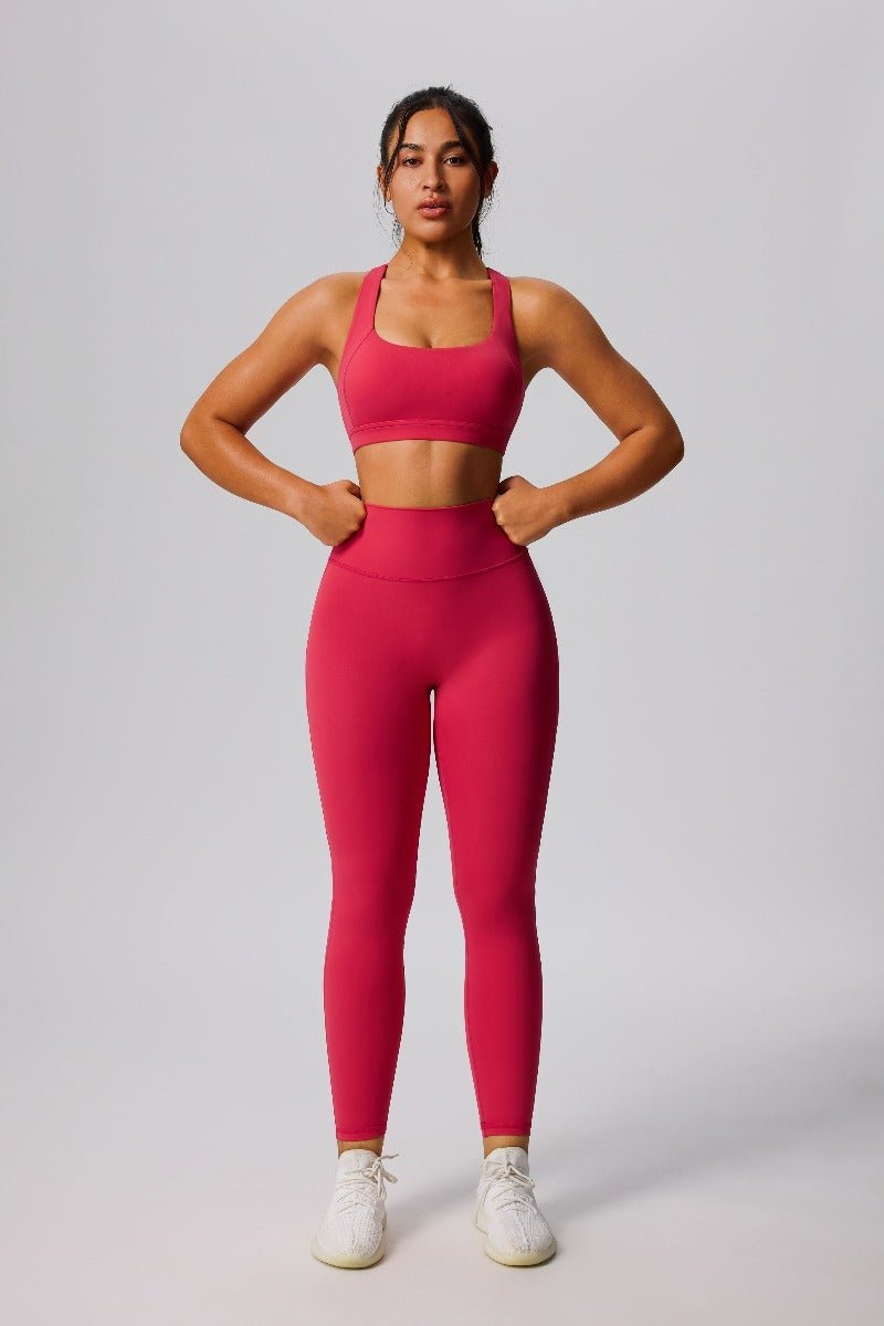 UPF 50+ Shockproof Yoga Sports Bra - Sun Protection Clothing