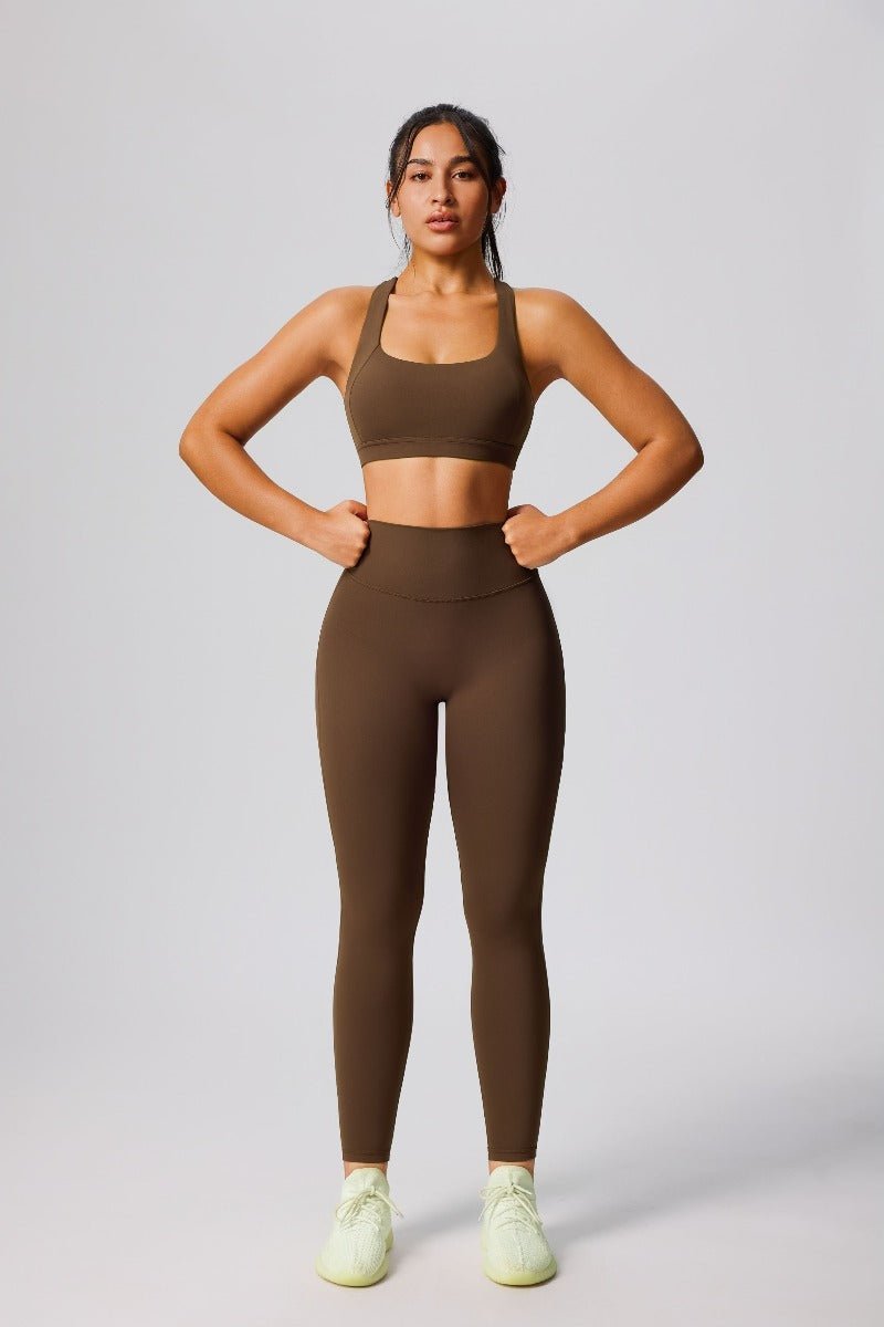 UPF 50+ Shockproof Yoga Sports Bra - Sun Protection Clothing